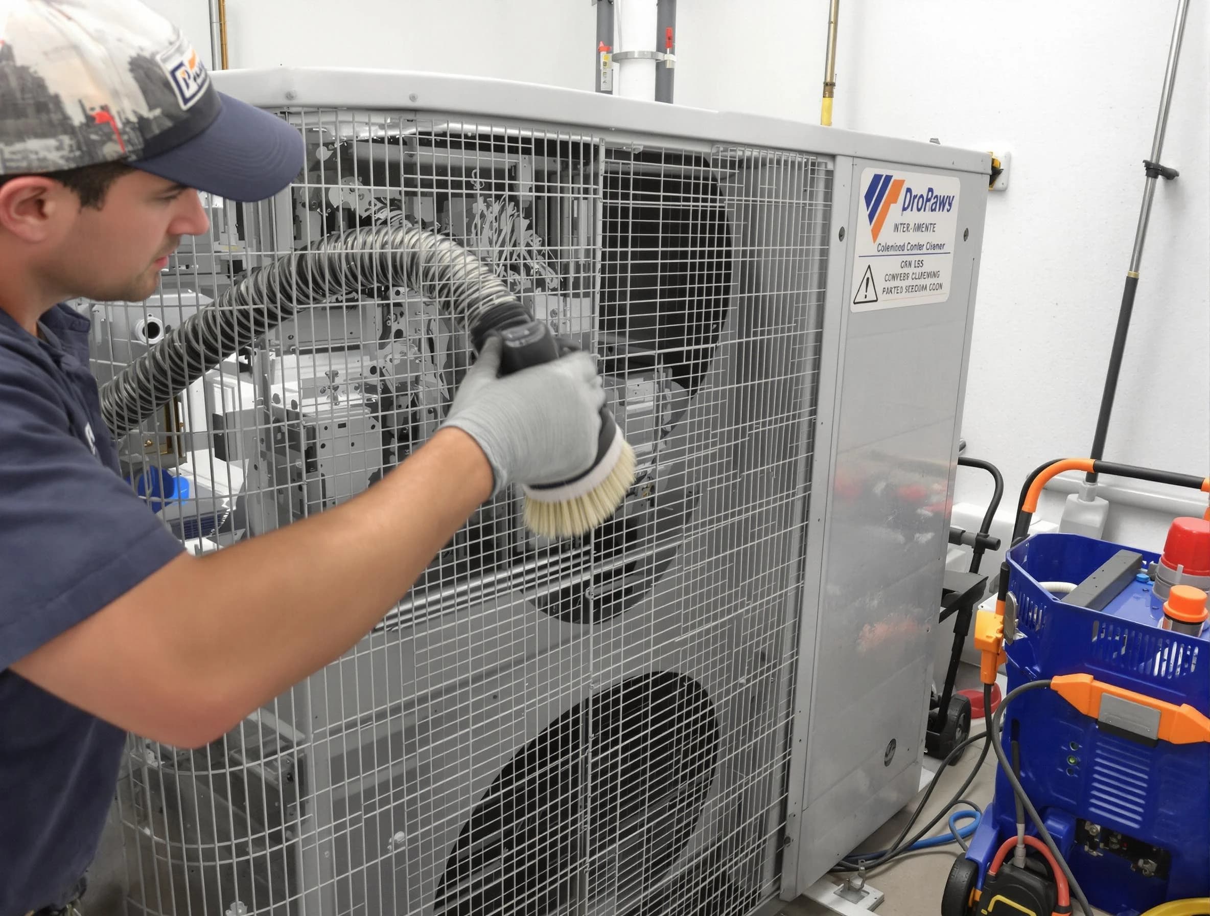 Jasper Air Duct Cleaning specialist performing precision AC coil cleaning for improved system performance in Jasper