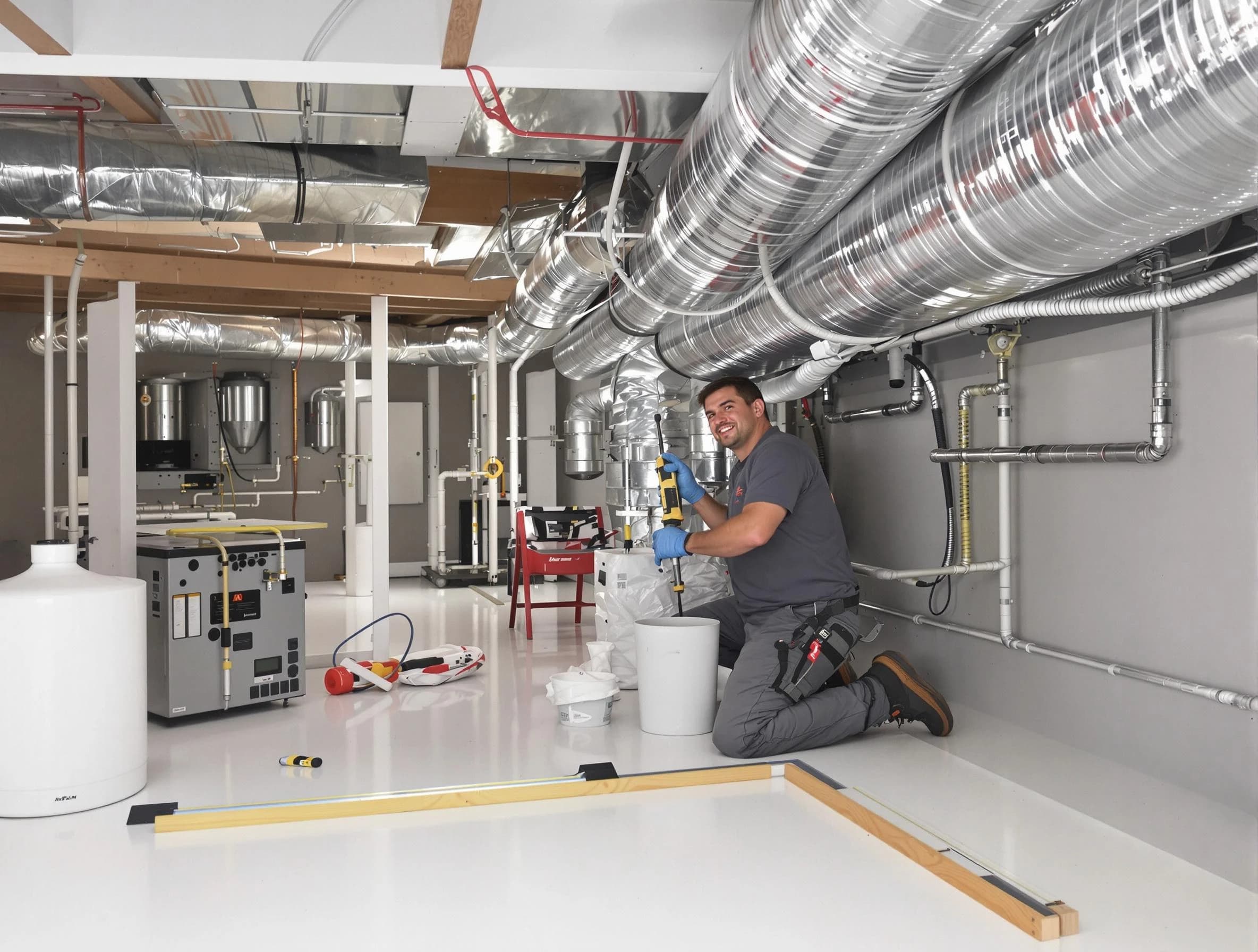 Professional duct sealing service by Jasper Air Duct Cleaning in Jasper