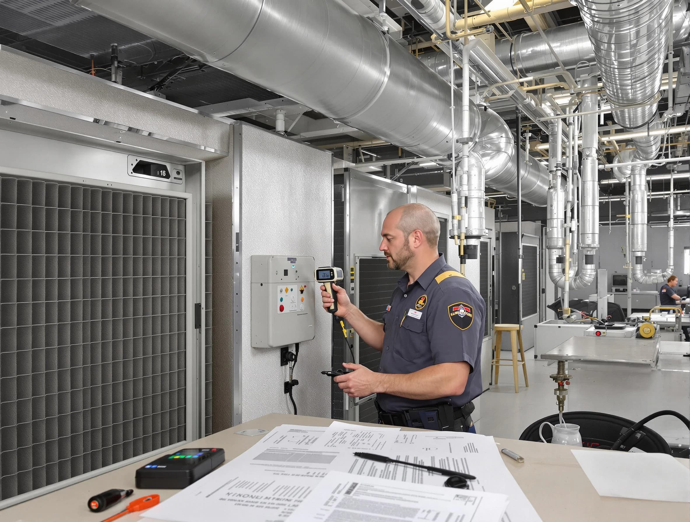 Professional filter system inspection by Jasper Air Duct Cleaning in Jasper