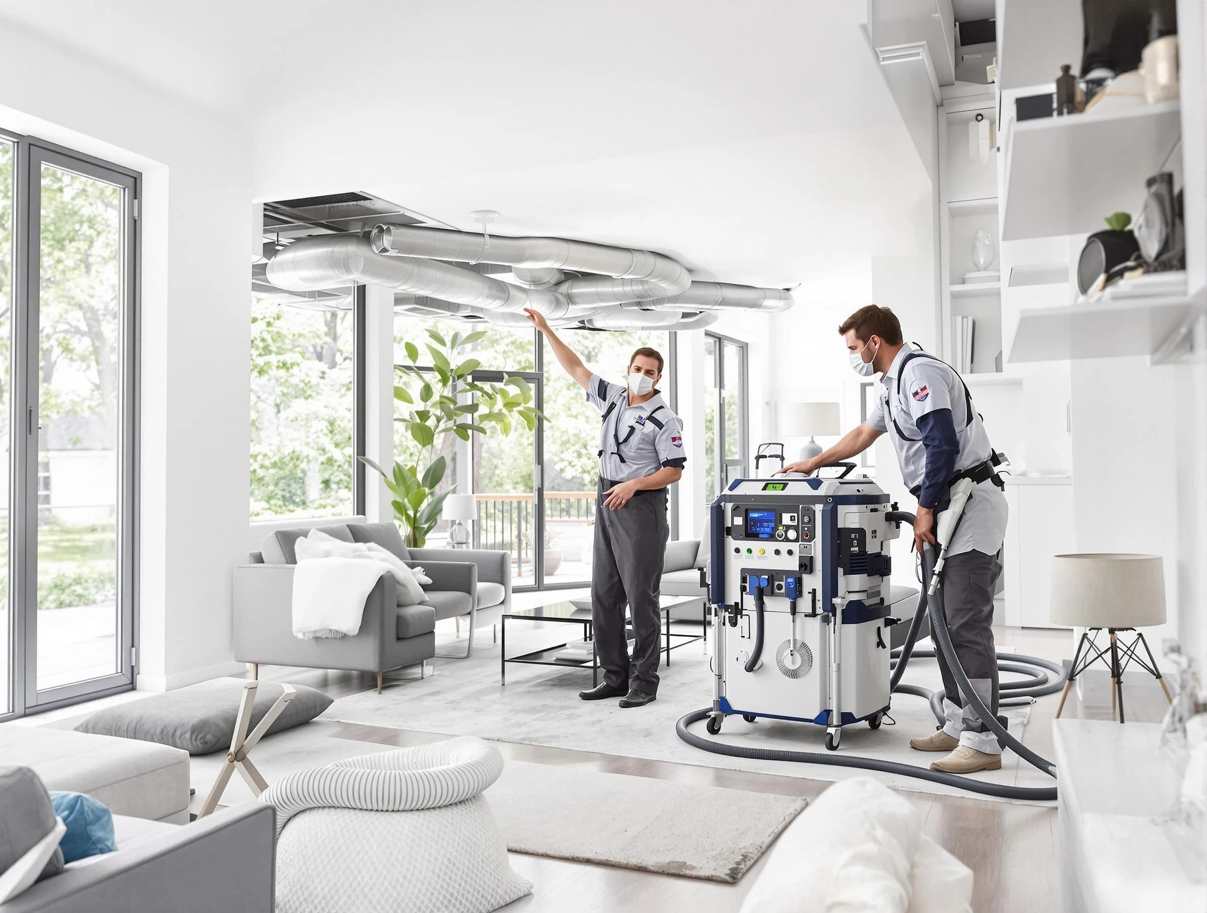 Jasper Air Duct Cleaning professional conducting pure air duct cleaning with state-of-the-art equipment in Jasper