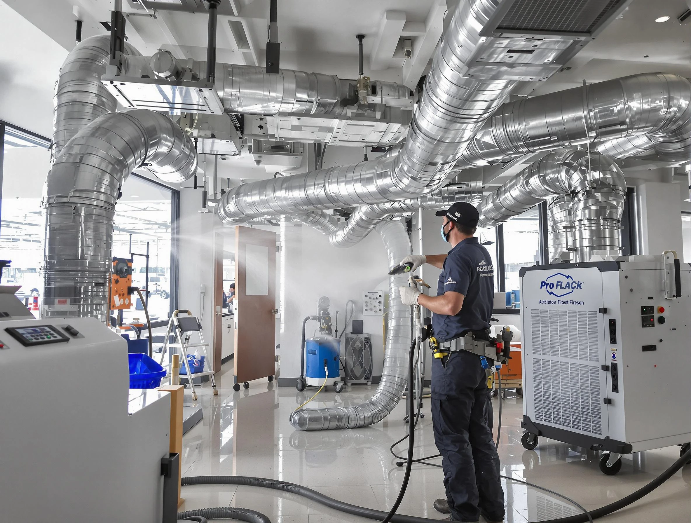 Negative Pressure Air Duct Cleaning in Jasper