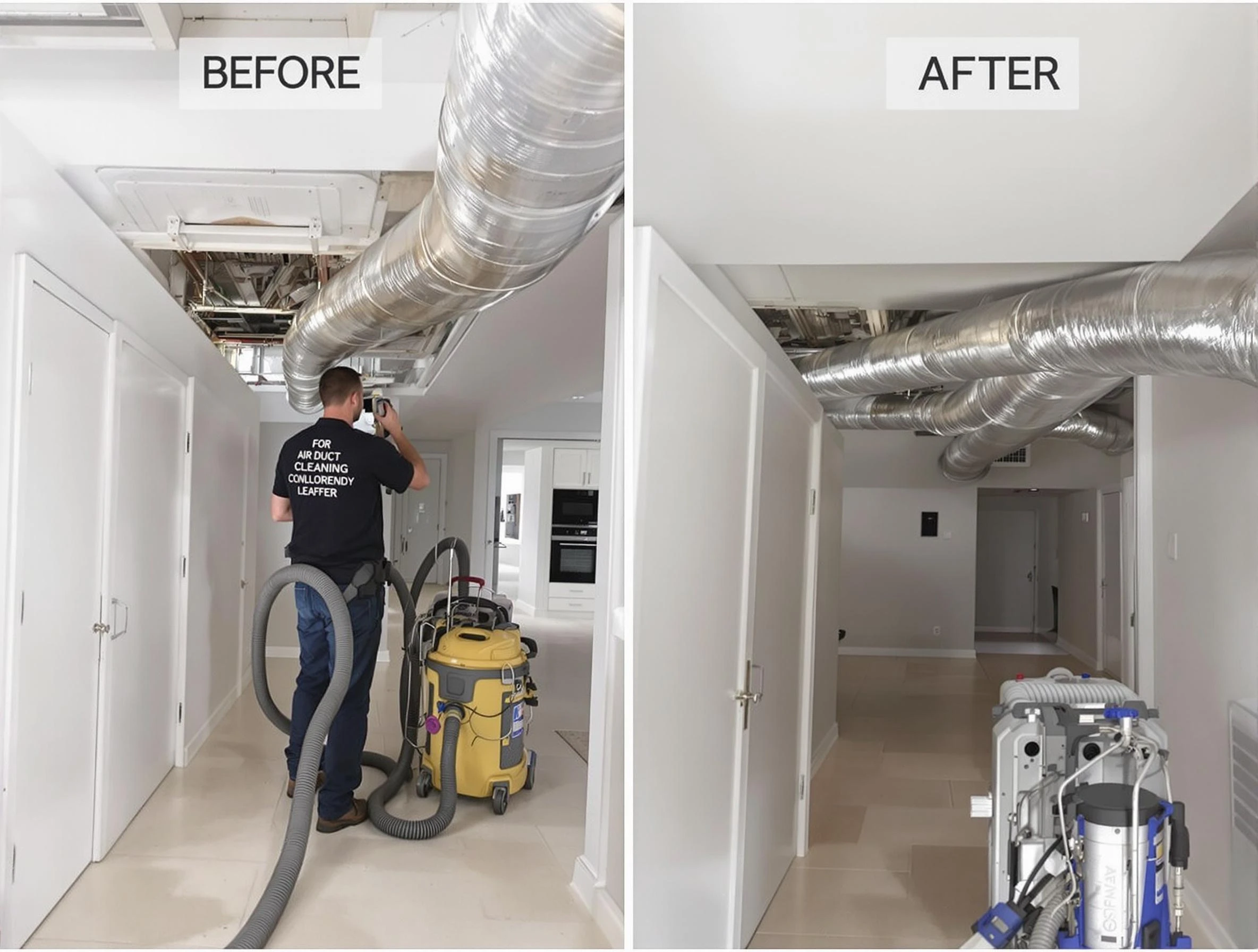 Jasper Air Duct Cleaning professional performing thorough air duct cleaning in Jasper