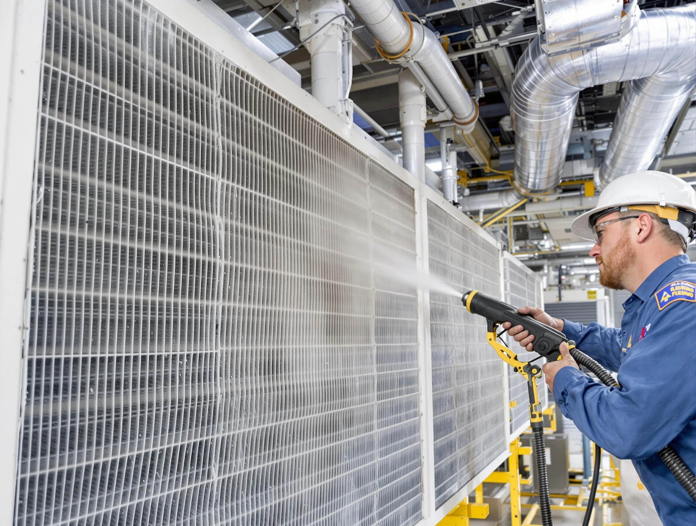 Professional commercial coil cleaning by Jasper Air Duct Cleaning in Jasper