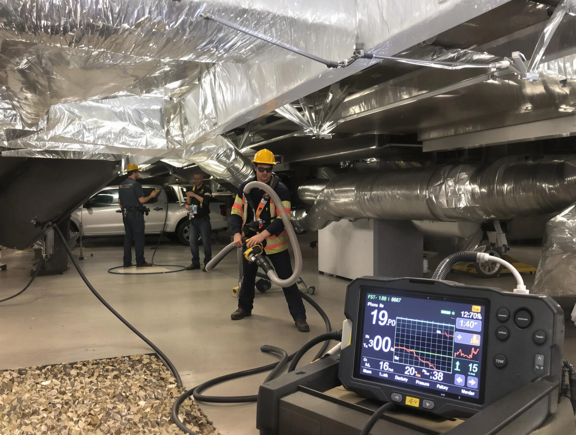 Professional negative pressure duct cleaning by Jasper Air Duct Cleaning in Jasper